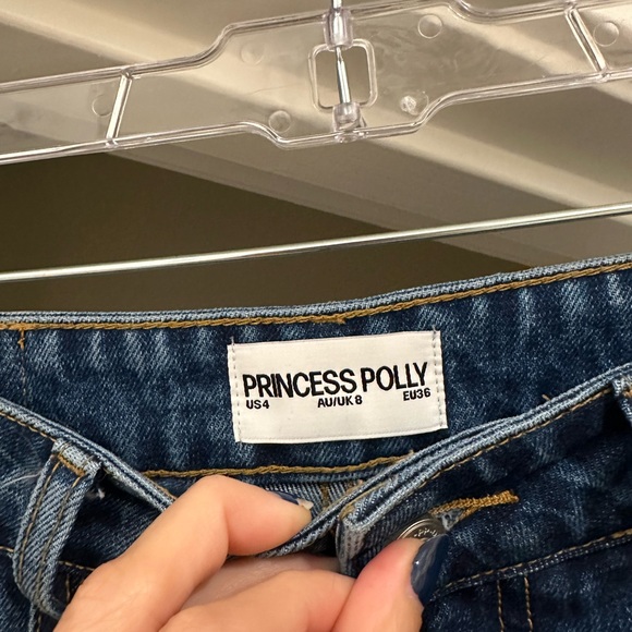 Princess Polly Gazelle Denim Mini Skort - Picture 5 of 8